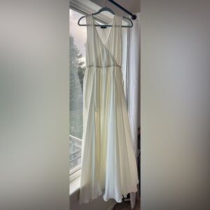 Women’s Off-White Maxi Dress, Size M